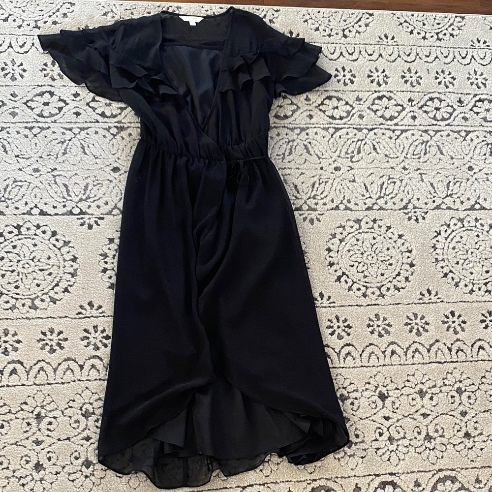 LC Lauren Conrad Elegant Black High Low Dress